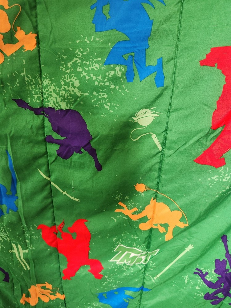 TMNT Comforter, Reversible, Appr 82"×65"