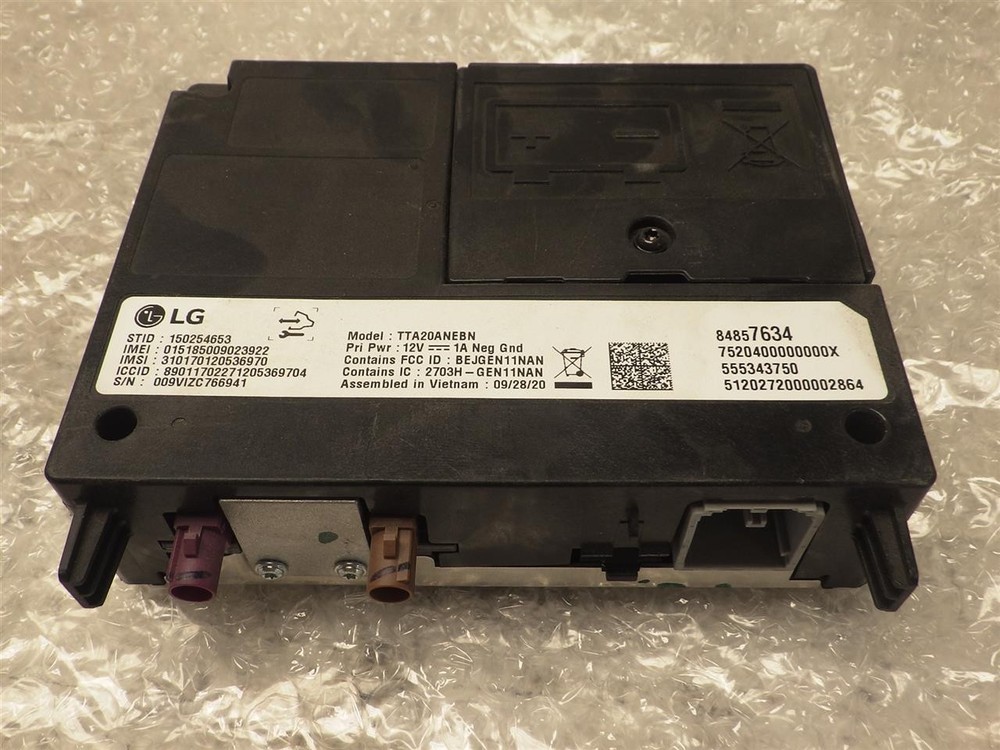 Chevrolet Traverse 2018-2021 Telematics Interface Module 84857634 5693