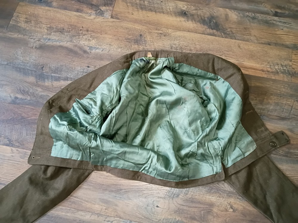 WW2 Wool Ike Jacket Garrison cap Far east Fuji Meritorious Patch Corporal 38L