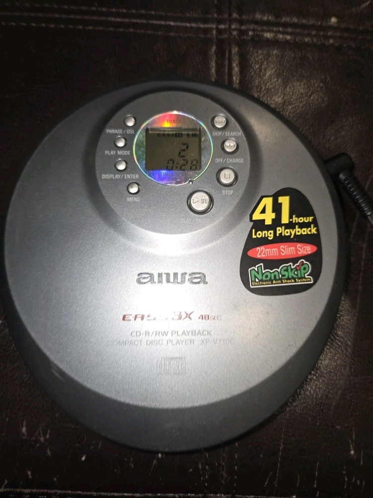 Aiwa XP-V710C EASS 3X Portable CD Player 41-Hour Tested