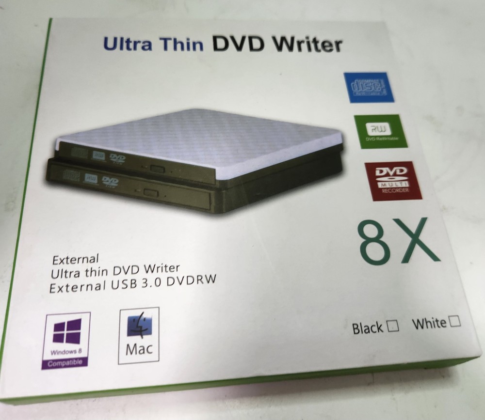 Ultra Thin DVD Writer 8X USB DVD-RW