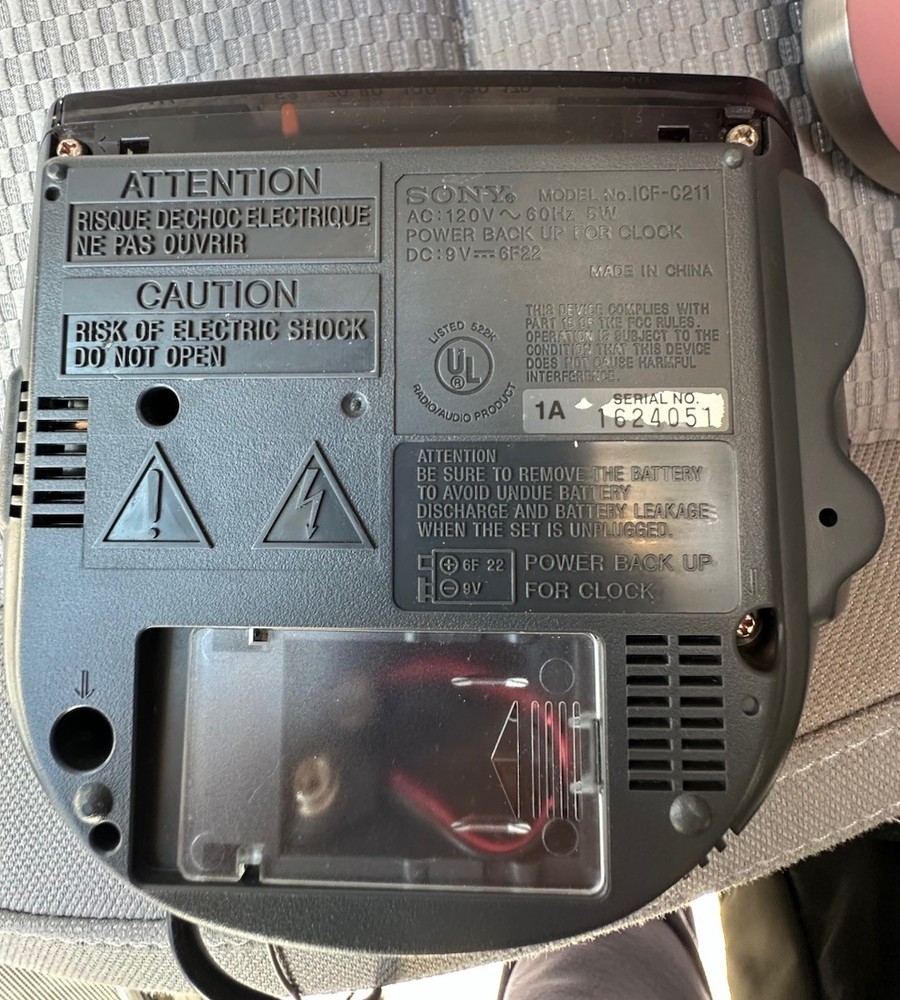 Sony Clock Radio ICF-C211