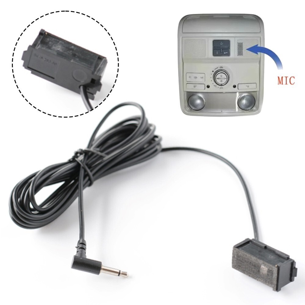 Car Audio Microphone 3.5mm Plug-Mic Stereo Wired External Microphone For Golf