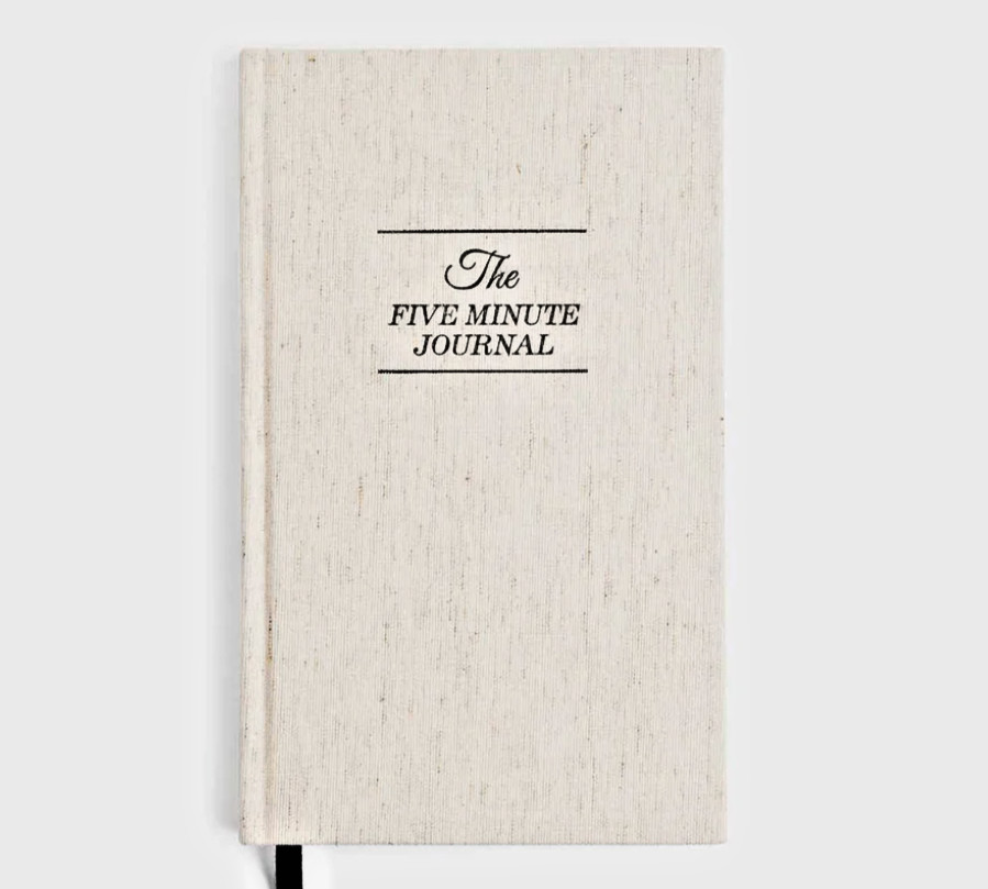 NEW The Five Minute Journal Hardcover Beige