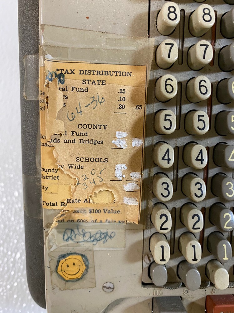 Rare Vintage Calculating Machine/ Adding Machine Model CST-10, Montgomery AL