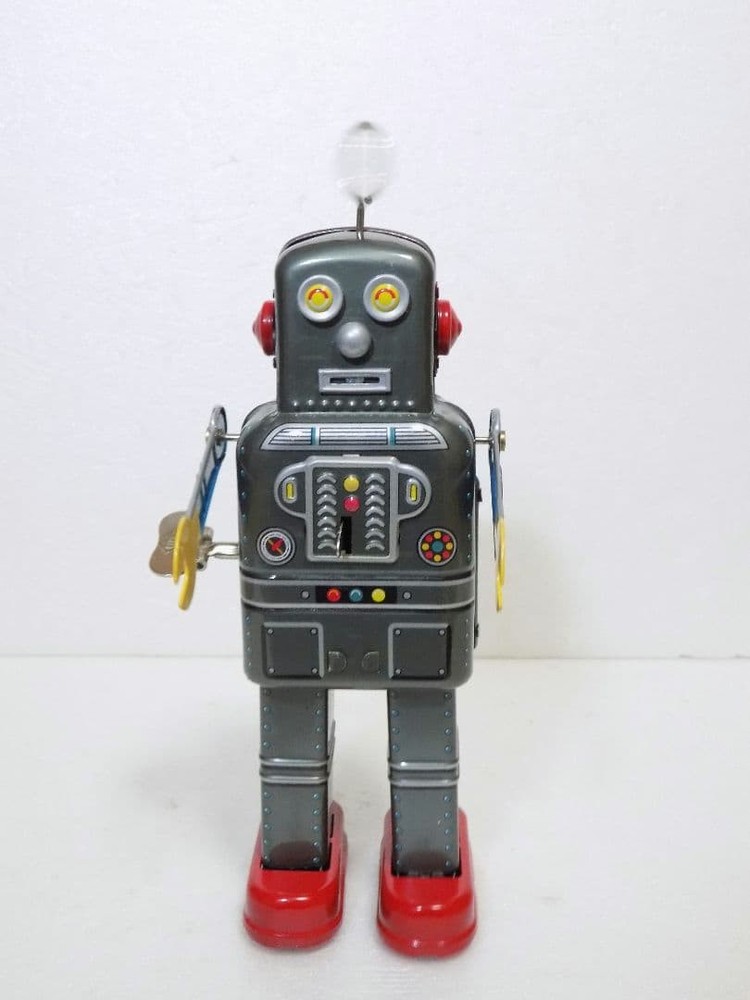 ✨️HAHA Toy Tin Spring SPACE MAN working item