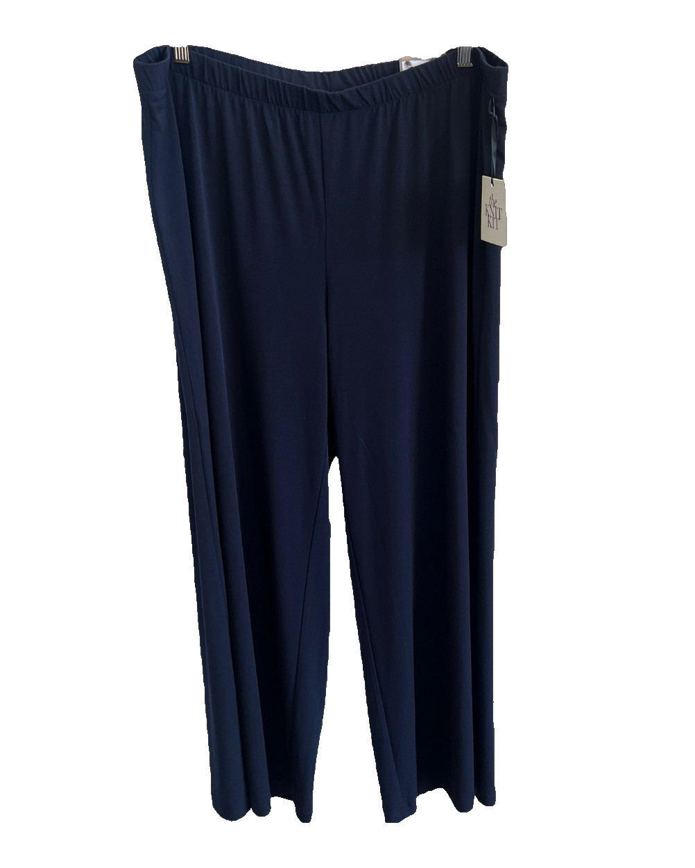 Chicos Travelers The Ultimate Fit Wide-Leg Palazzo Ankle Pants Sz 3 P / 16 NWT