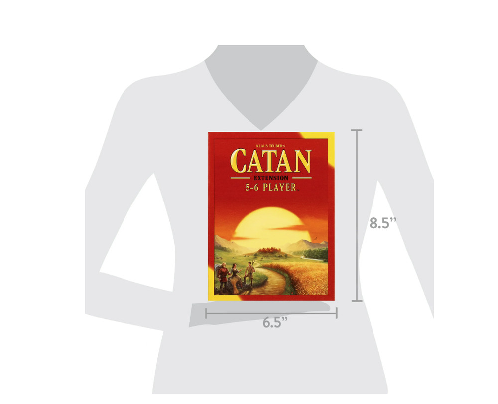 Catan 5-6 Player Extension Board Game, Strategy, Ages 10+, Asmodee