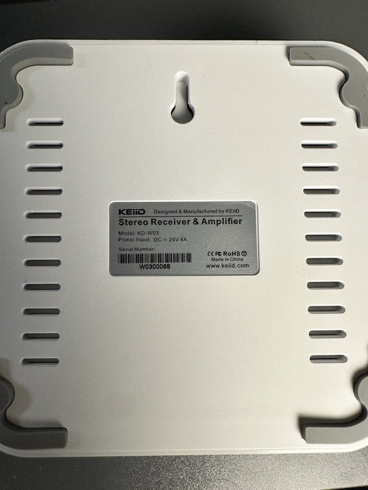 KEiiD Stereo Receiver & Amp, Bluetooth Wireless Streaming, Subwoofer Output