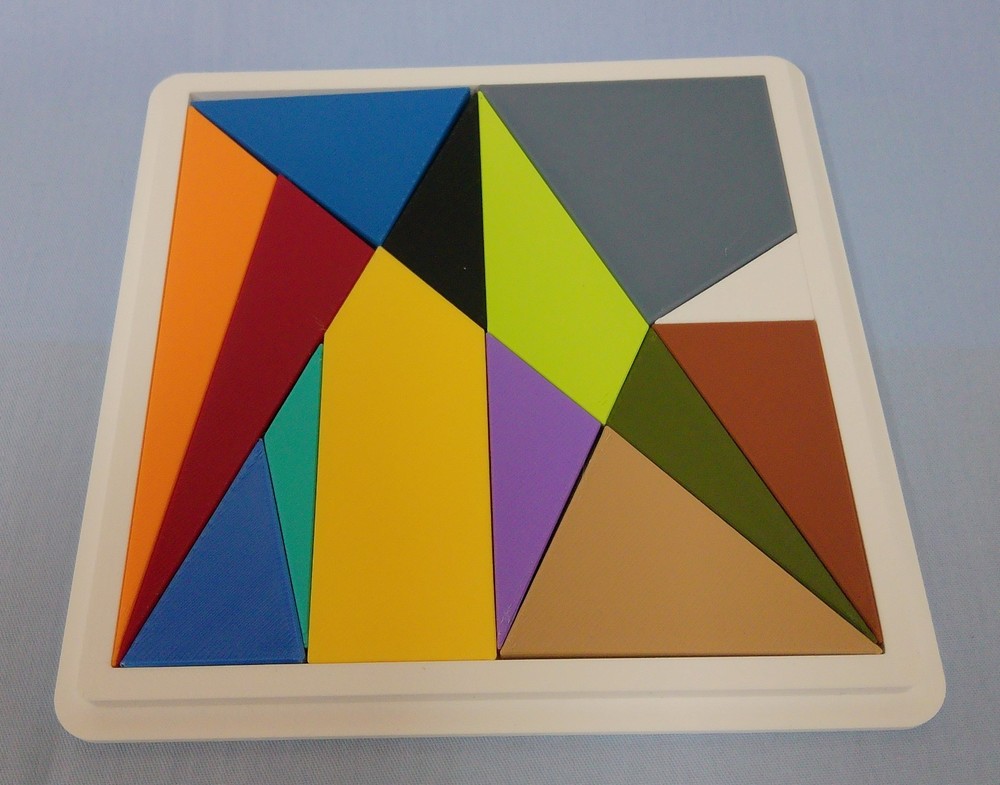3-D Printed Stomachion Puzzle