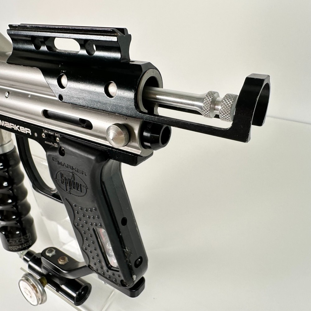 Spyder E-Marker Paintball Marker Gun Silver