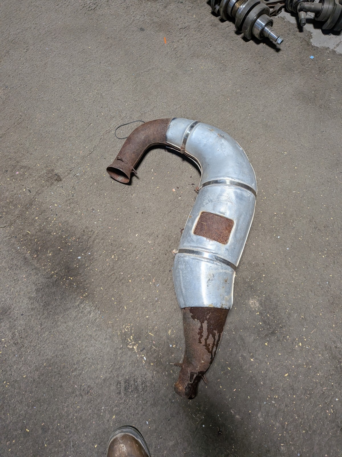 Polaris RMK XC 700 800 Single Exhaust Pipe SLP 2000 2001 performance