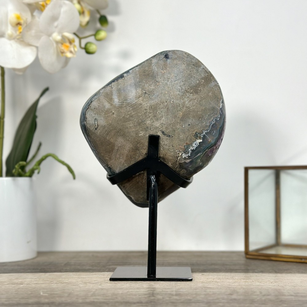 Top Grade Amethyst Crystal Geode on Stand. MWS2679