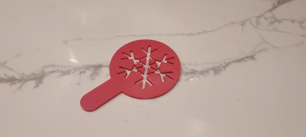 Christmas Coffee Topper Template Set (5)