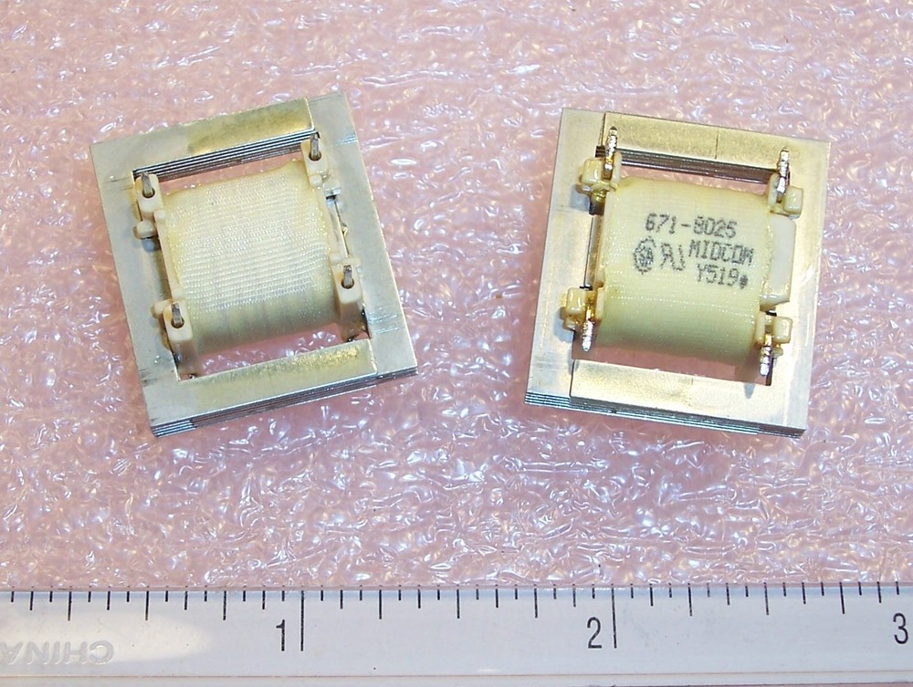 QTY (5) 671-8025 MIDCOM 56 Kbps 12H TELECOM TRANSFORMERS