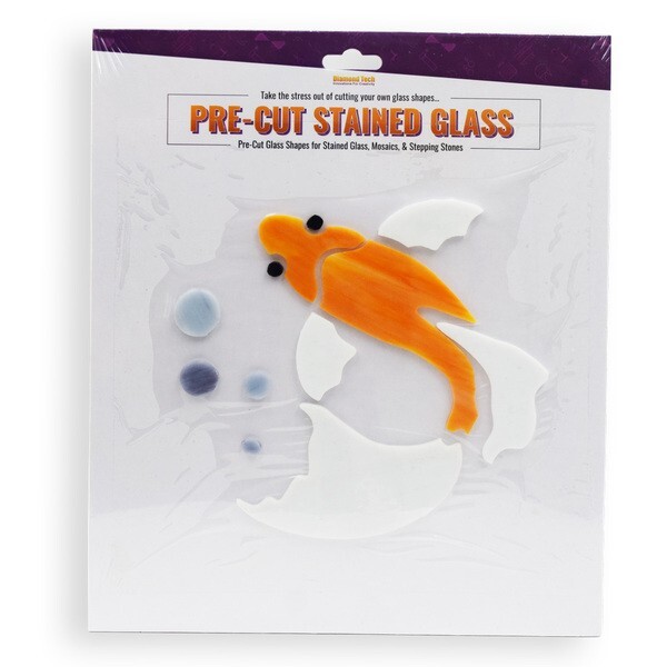 Koi Fish Stained Glass Pre-Cut