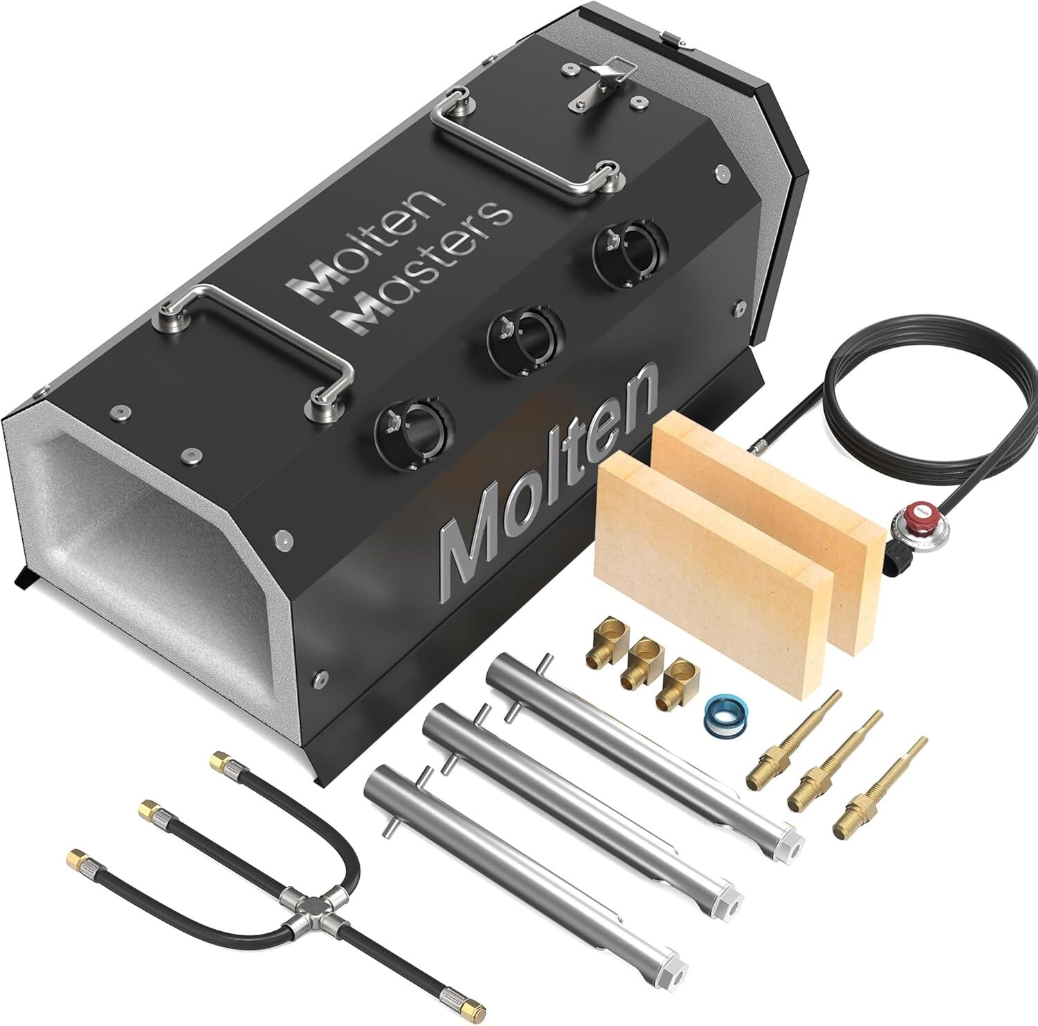 Three Burner Propane Forge for Home＆Professional, Gas Forge-Efficient Heating