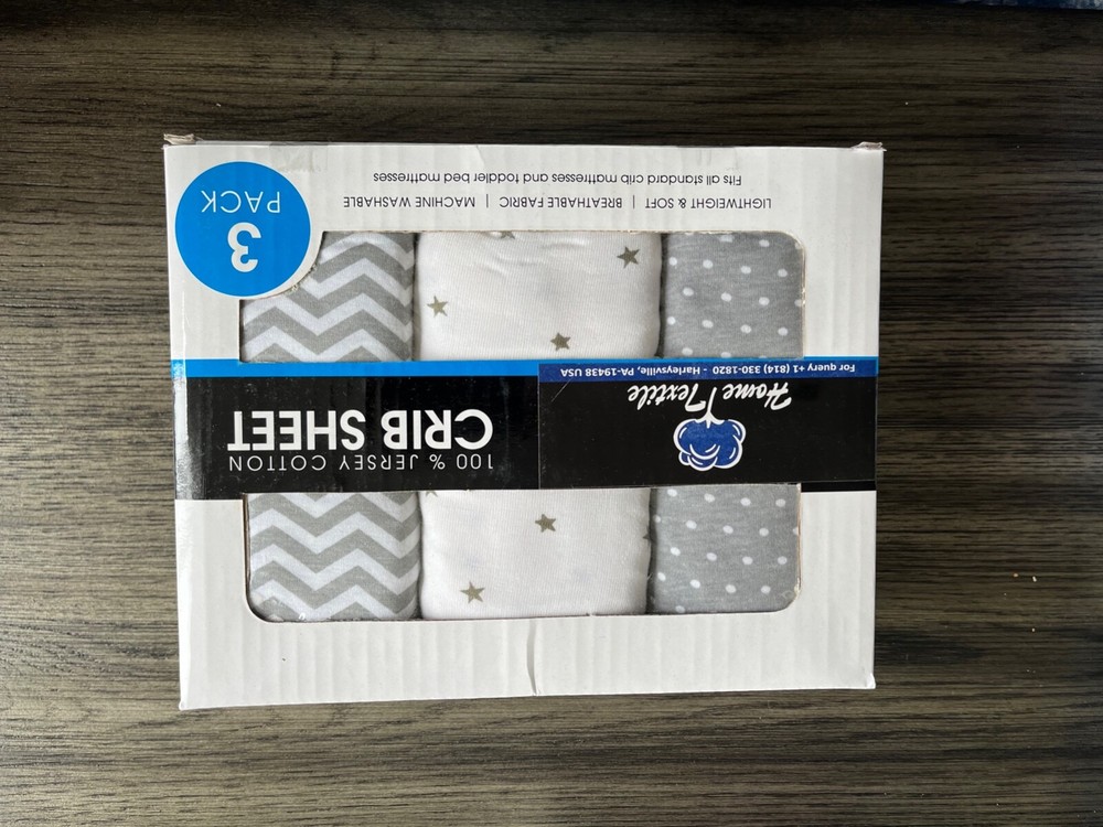 baby crib fitted sheet set