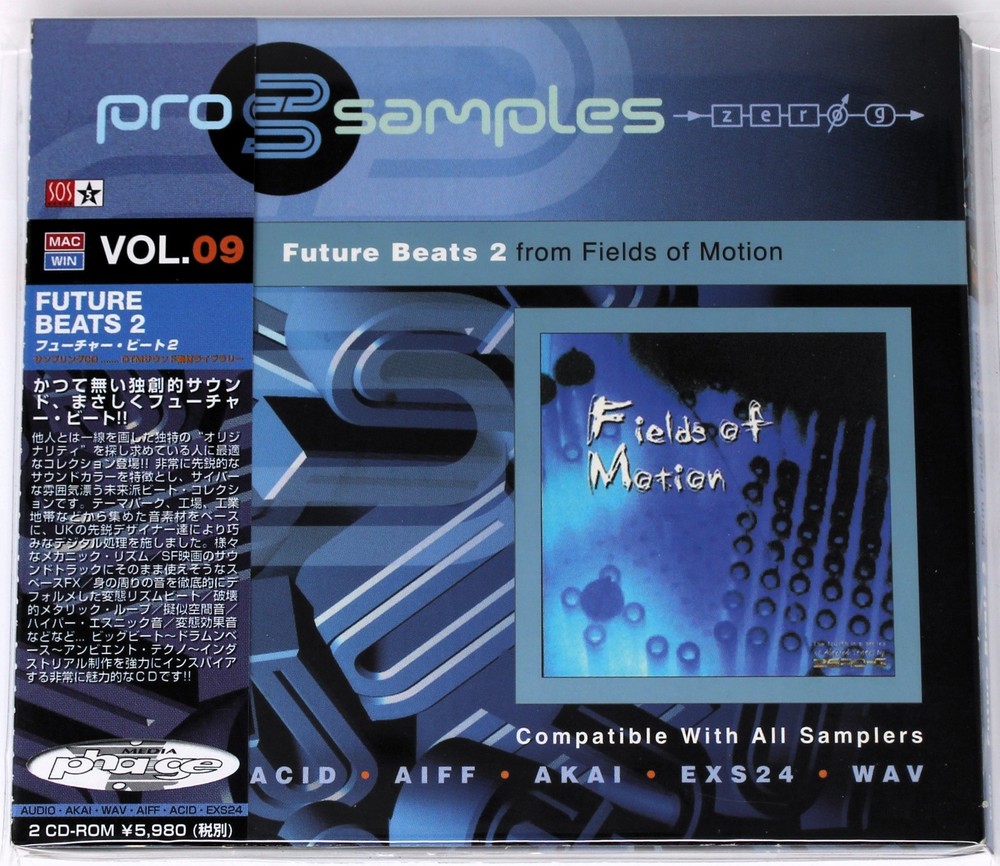 Zero-G Pro Samples 09 Future Beats 2 Sample Library/Sound Library/Sampling 2 CD