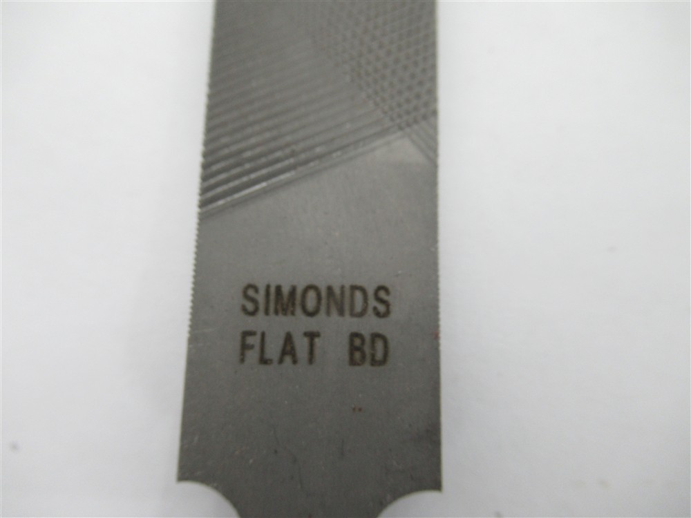 Simonds , 8" Flat BD Double Cut File (PK 5)
