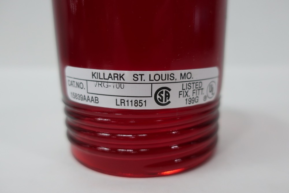 Killark VRG-100 Red Glass Globe