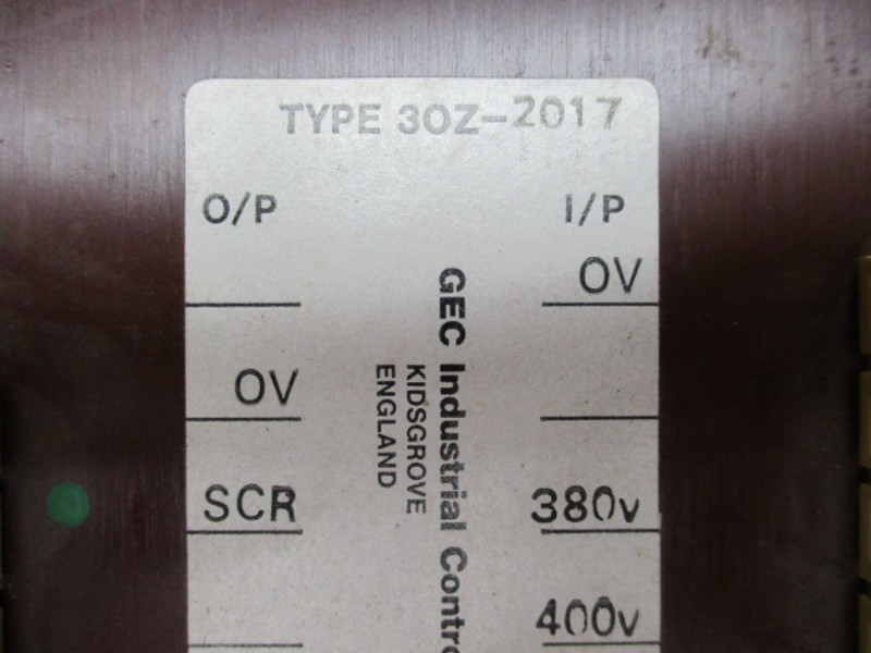 GEC 30Z-2017 TRANSFORMER NSNP