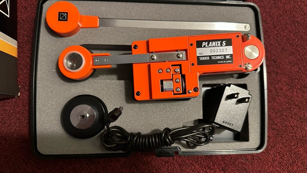 TAMAYA PLANIX 5 DIGITAL PLANIMETER EXCELLENT CONDITION