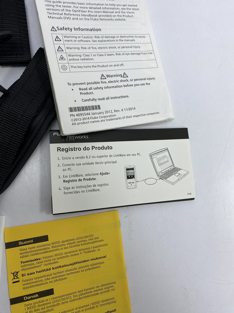 Fluke Networks OFP-SM OPTIFIBER Pro SingleMode OTDR Module , versiv Full kit