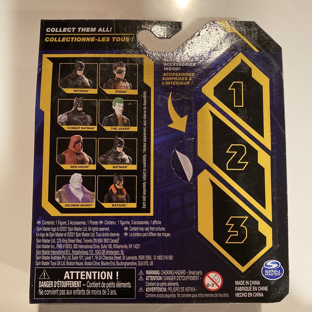 Spinmaster DC RED HOOD 1st Edition 4” Figure