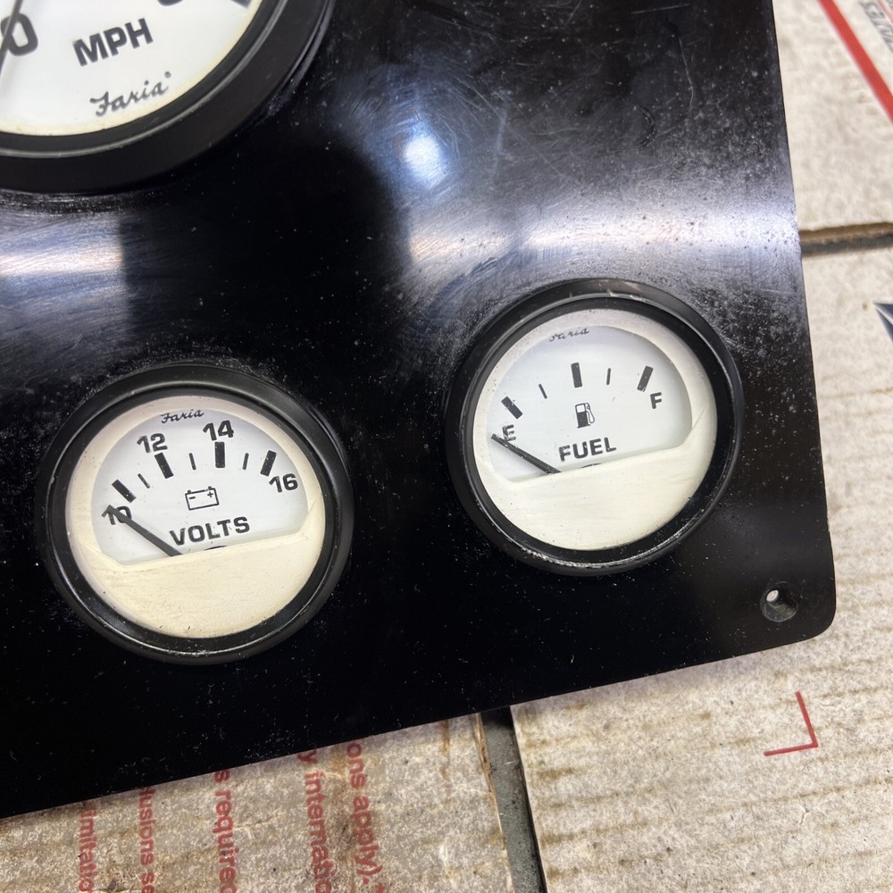 Boat dash panel