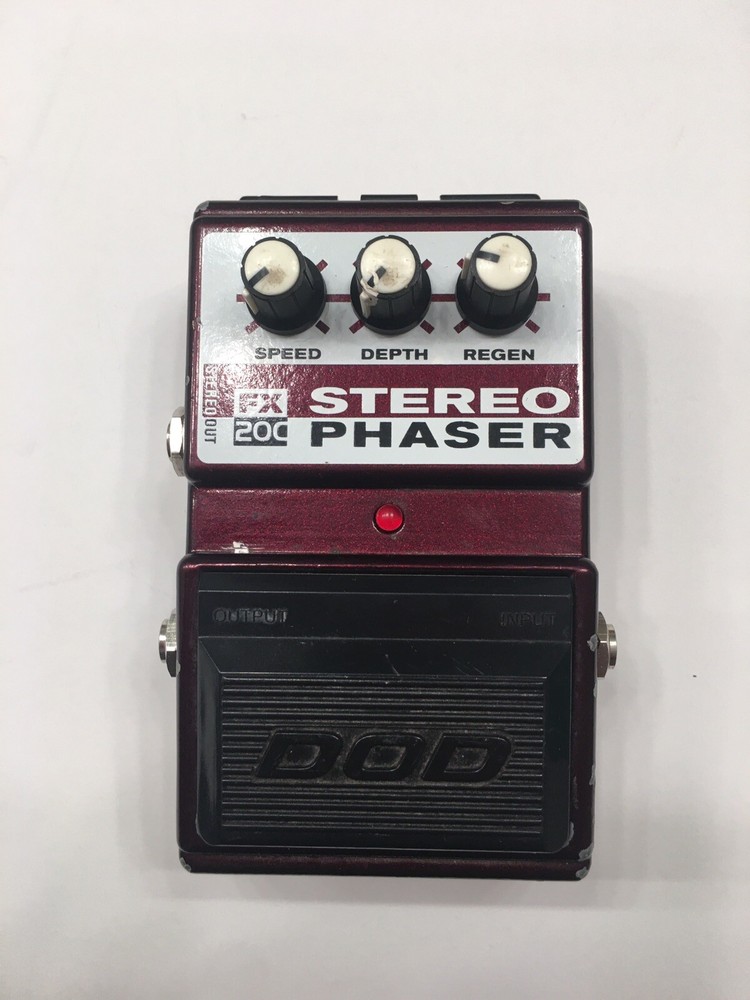 DOD Digitech FX20C Stereo Phasor Analog Phase Shifter Guitar Effect Pedal
