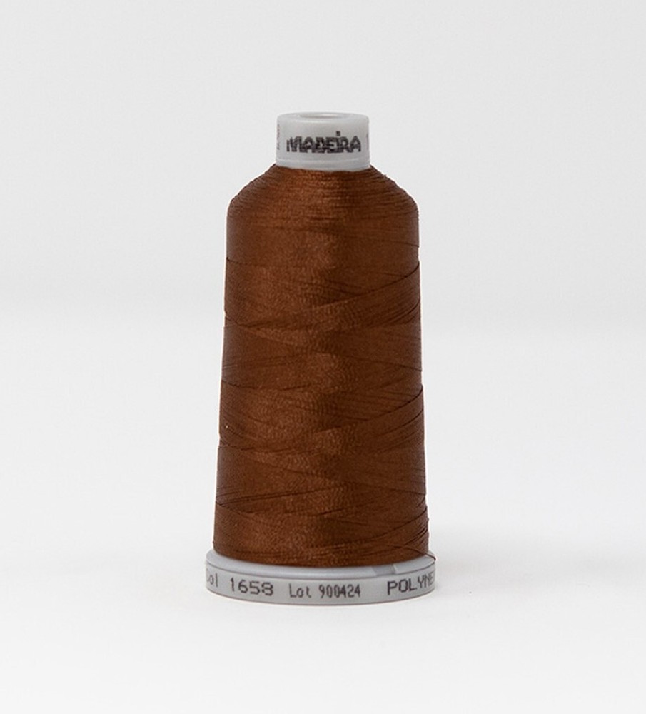 MADEIRA -- Ref. 1658 --  Mocha Brown  -- Polyneon Thread - #40 -- 1100 yards