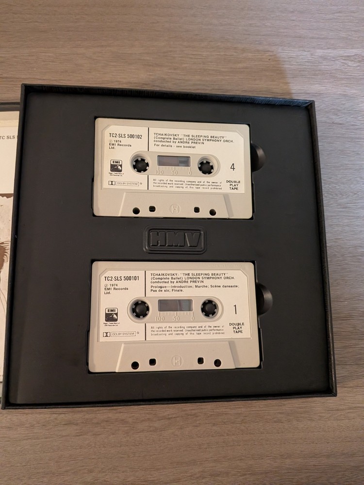 Tchaikovsky Sleeping Beauty 2 Cassettes box set