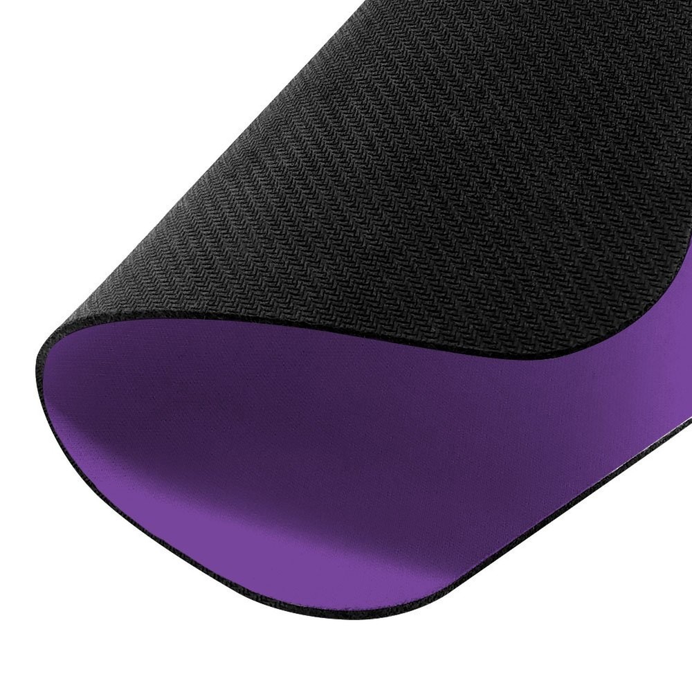 FINCIBO Non-Slip Rectangle Mousepad, Solid Orchid Purple Mouse Pad for Home, ...
