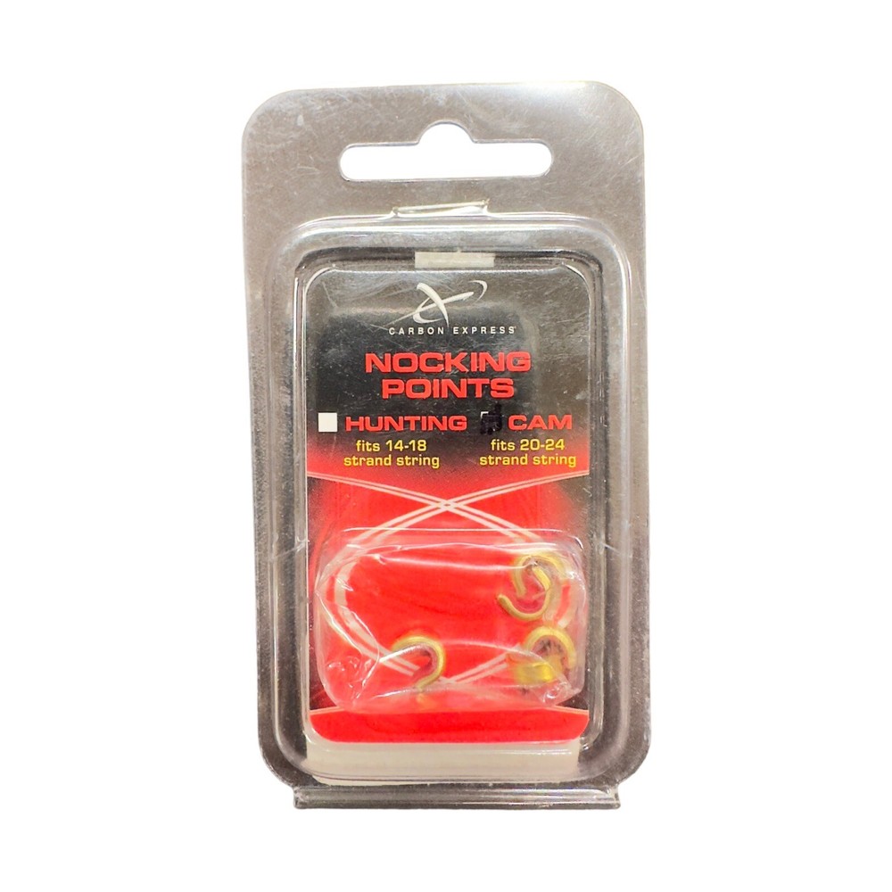 Carbon Express Cam Nocking Points - Red 5-Pack #57519