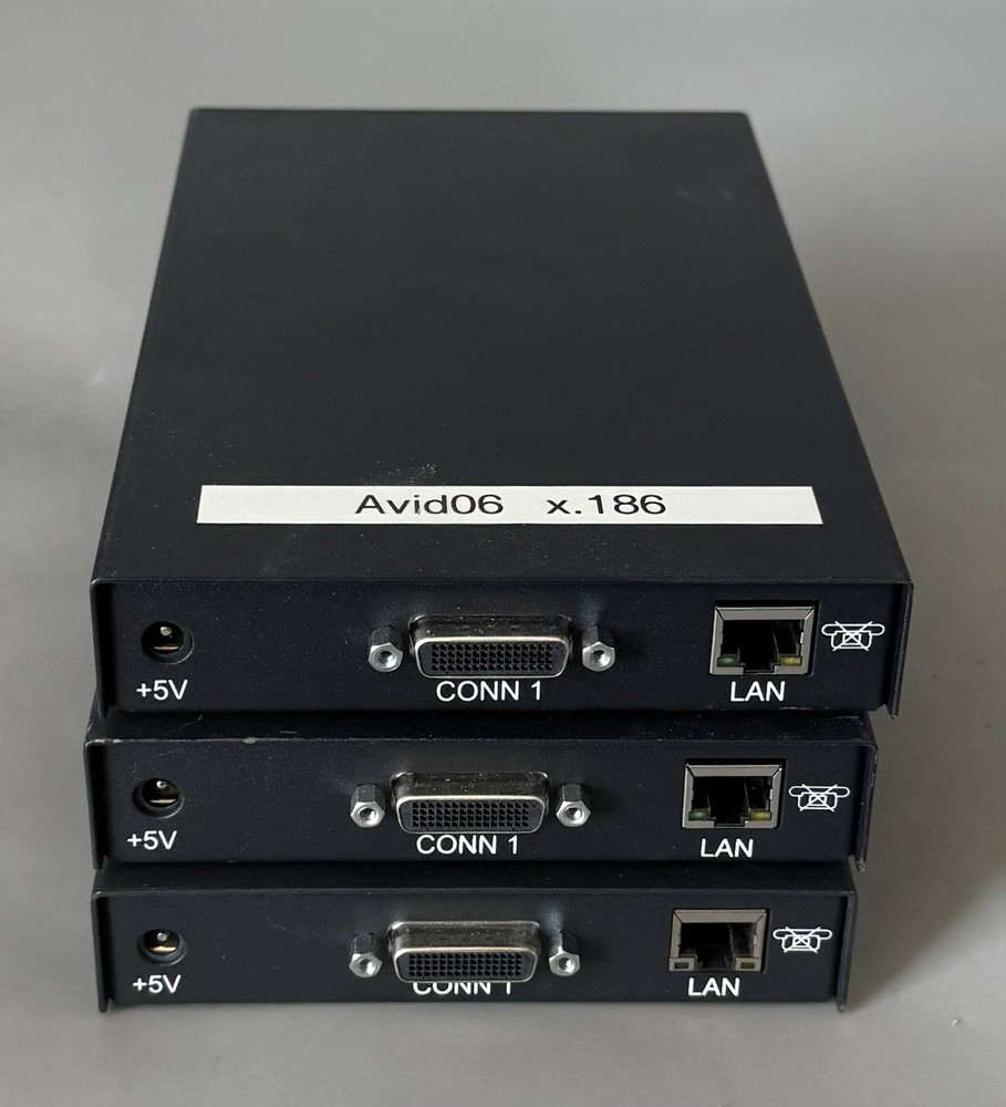 Untested — Lot of 3 Avocent HMIQDHDD Computer Interface Modules — Must Read