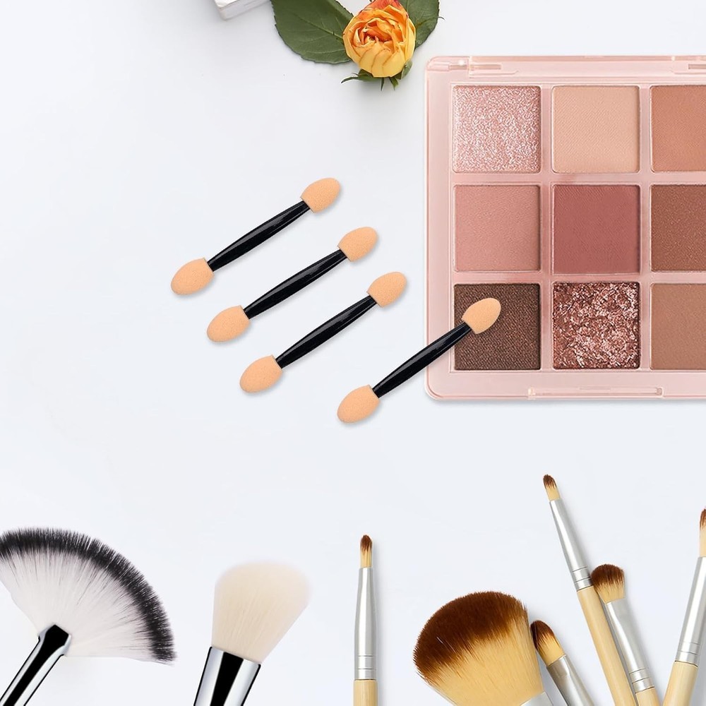 50PCS Disposable Eyeshadow Applicators,Sponge Tips Eye Shadow Applicator Sticks