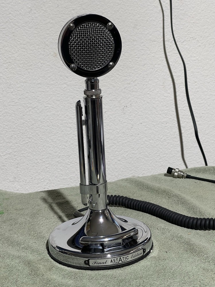 Astatic D-104 Microphone W/ Final Edition Base