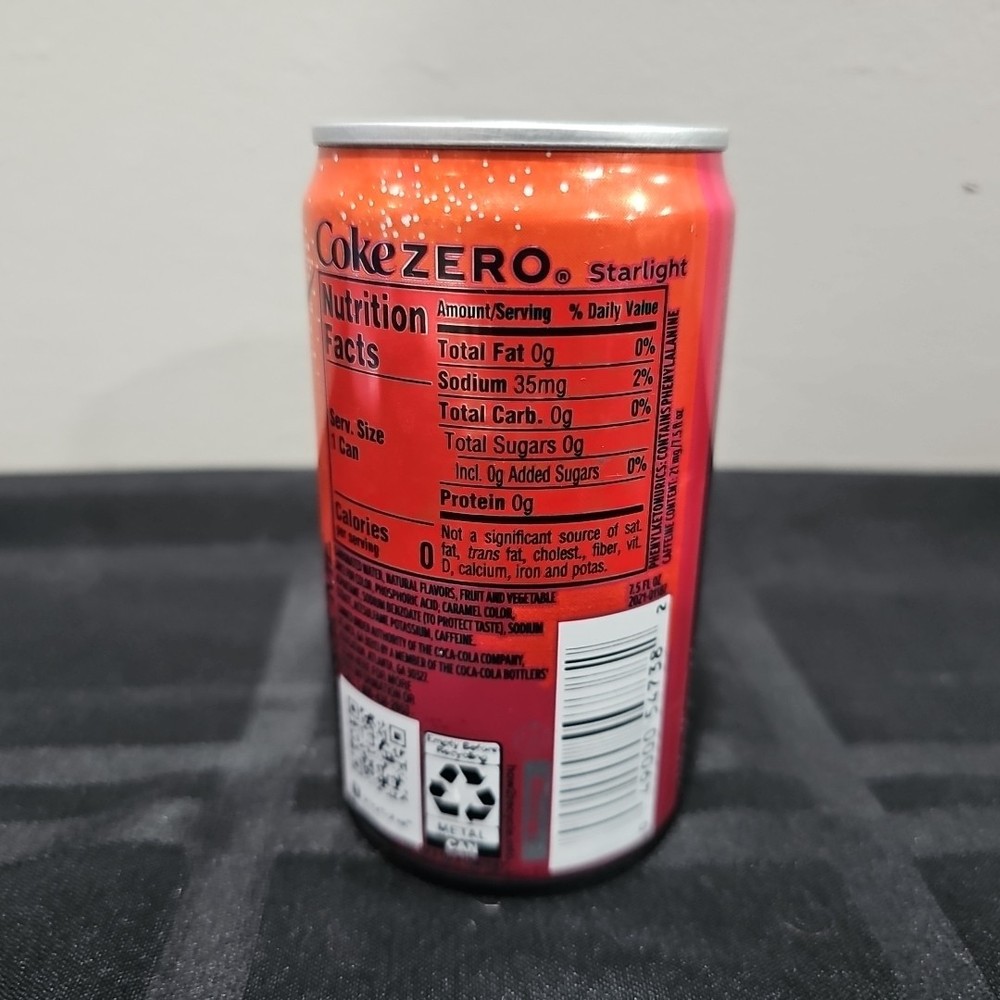 Coca-Cola Zero Limited Edition Starlight Space 7.5 oz UNOPENED