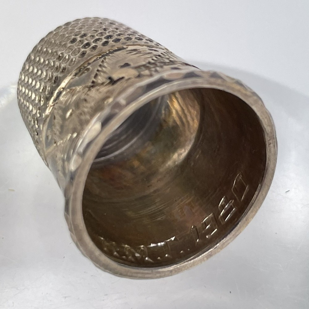 Vintage Solid Silver Thimble James Swann & Son 1972 2.2cm 4.9g