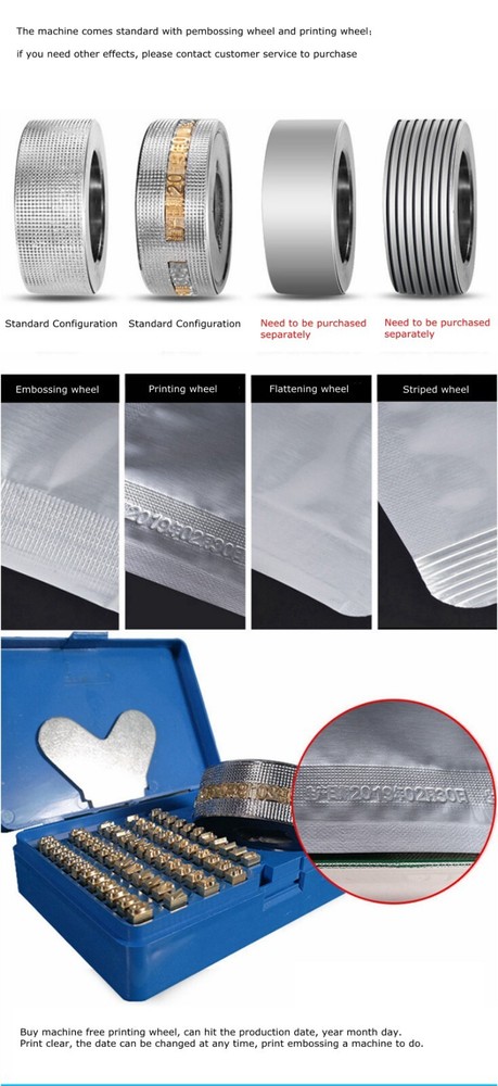 110V Vertical Type Digital Display Continuou Sealer Constant Temperature Control