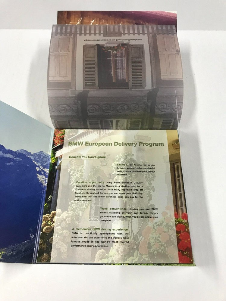BMW 2003 European Delivery Program Information Booklet