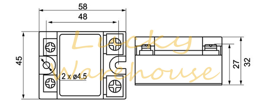 1PC SSVR-80A SSR-80VA Solid State Relay R80A Solid State Voltage Regulator ~