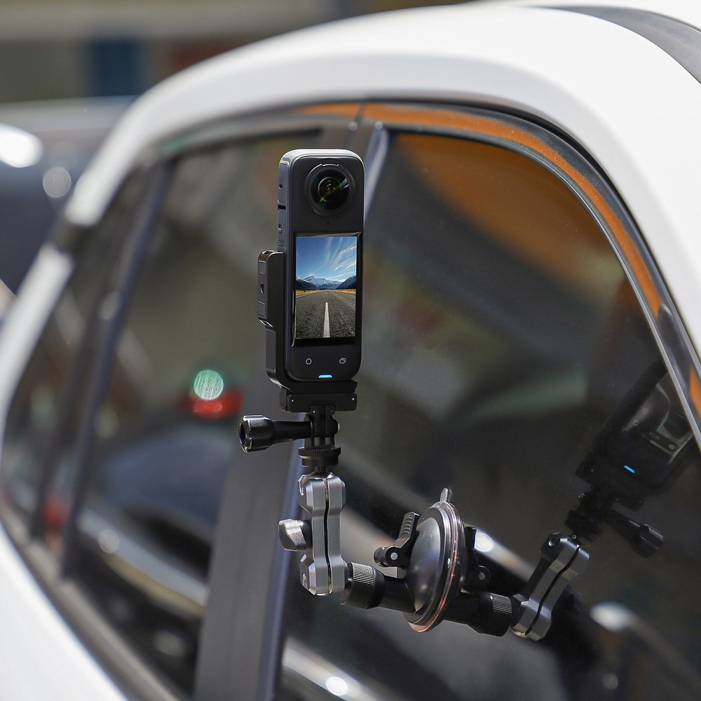 Horizontal Vertical Camera Bracket +Base Adapter for Insta360 X4 Accessories