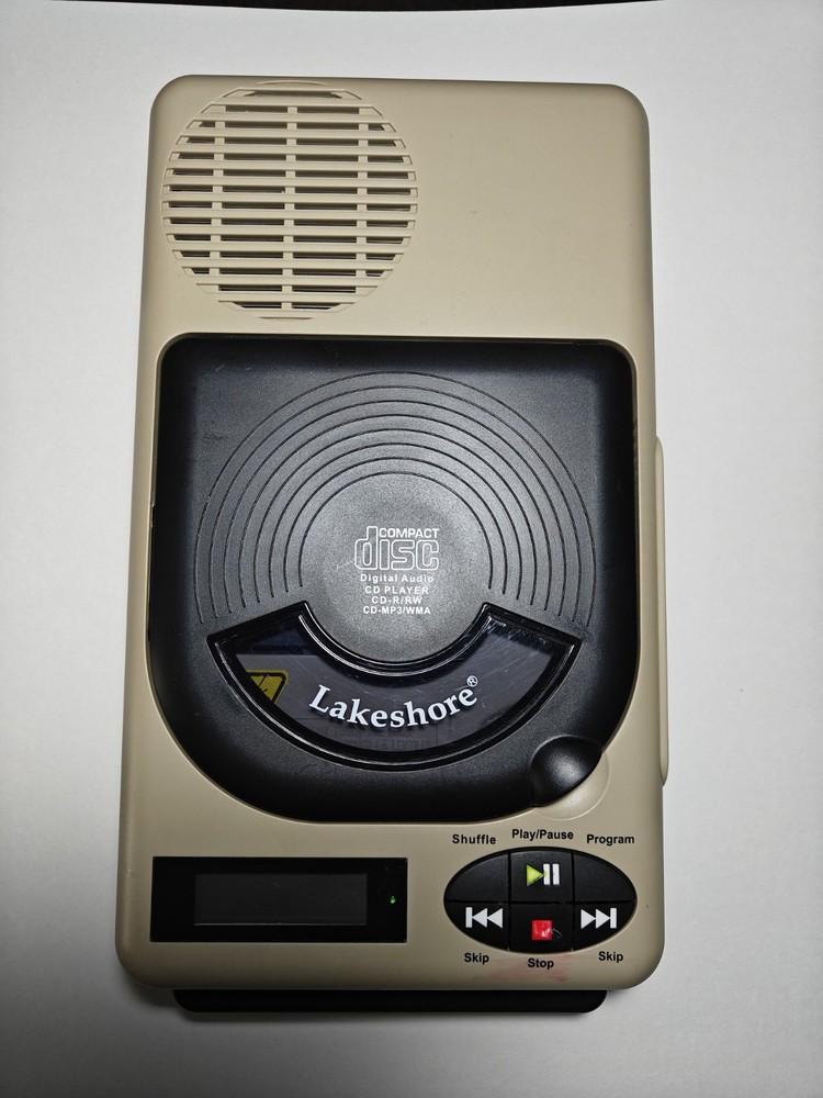 Lakeshore Portable Digital Audio Learning Classroom CD Player Works