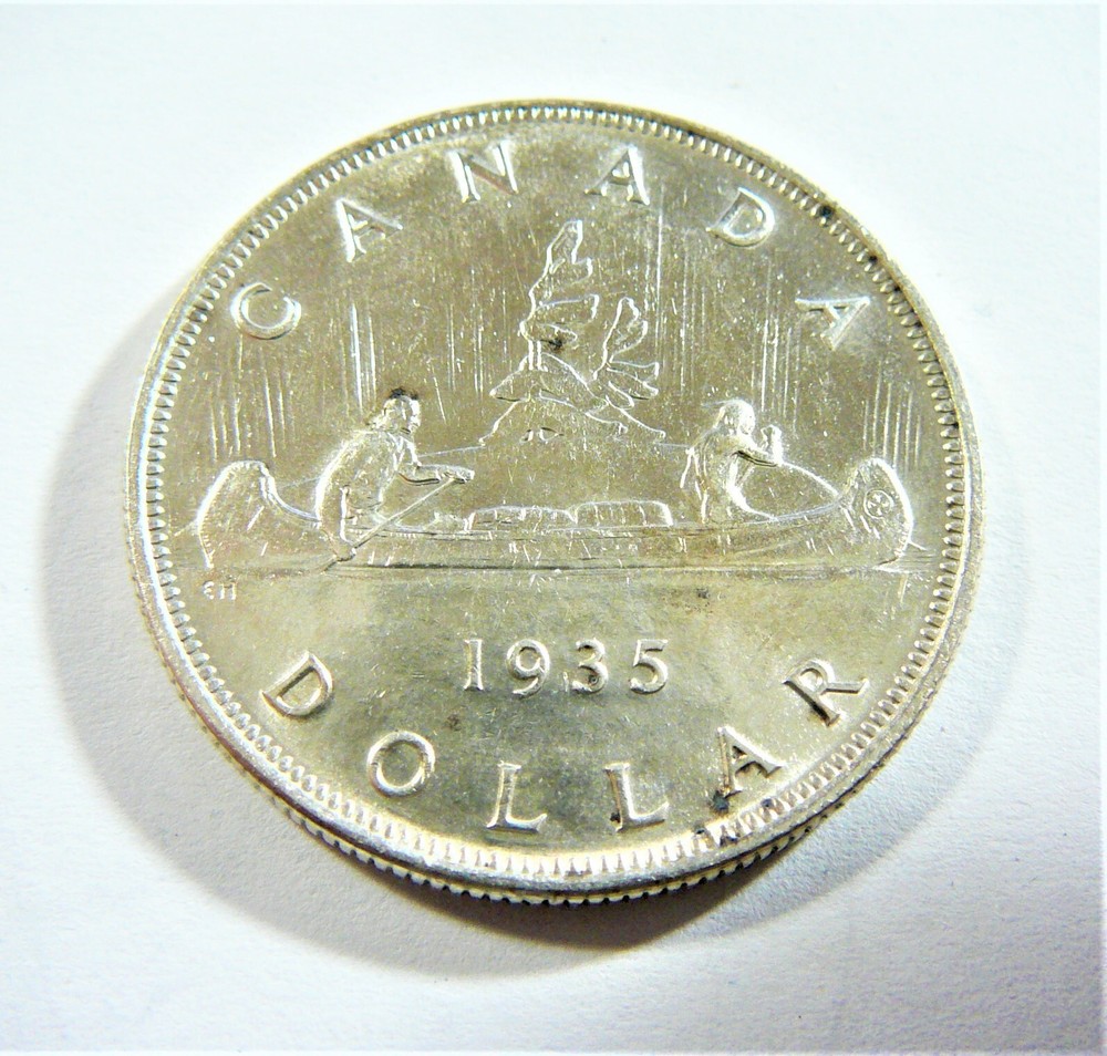 CANADA 1935 SILVER DOLLAR UNC