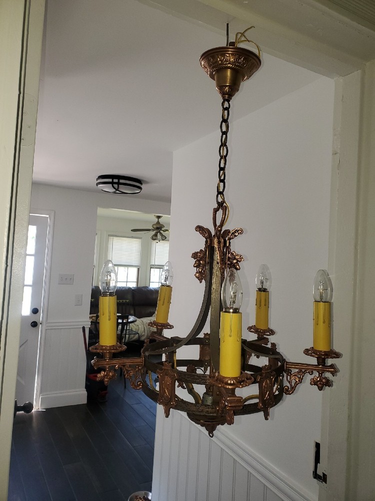 Antique Tudor Chandelier