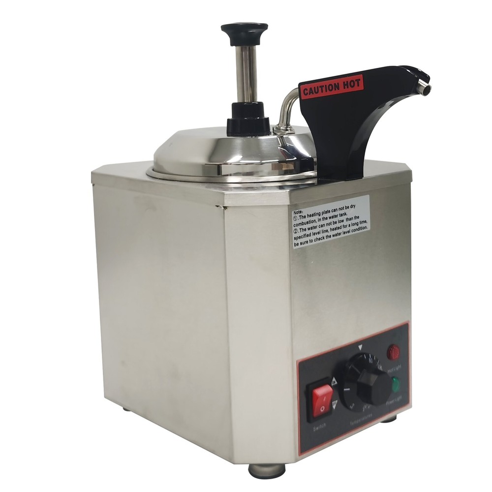 1L 110V Double Control Water-Barrier Heating Pump-Type Sauce Warmer Machine Tool
