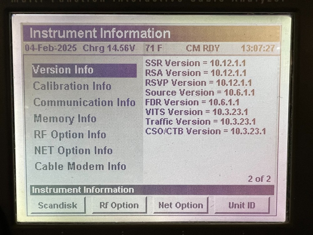 Trilithic 860DSPi Multi-Function Interactive Cable Analyzer