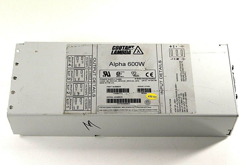 J40033 LAMBDA  Alpha 600W Modular Power Supply